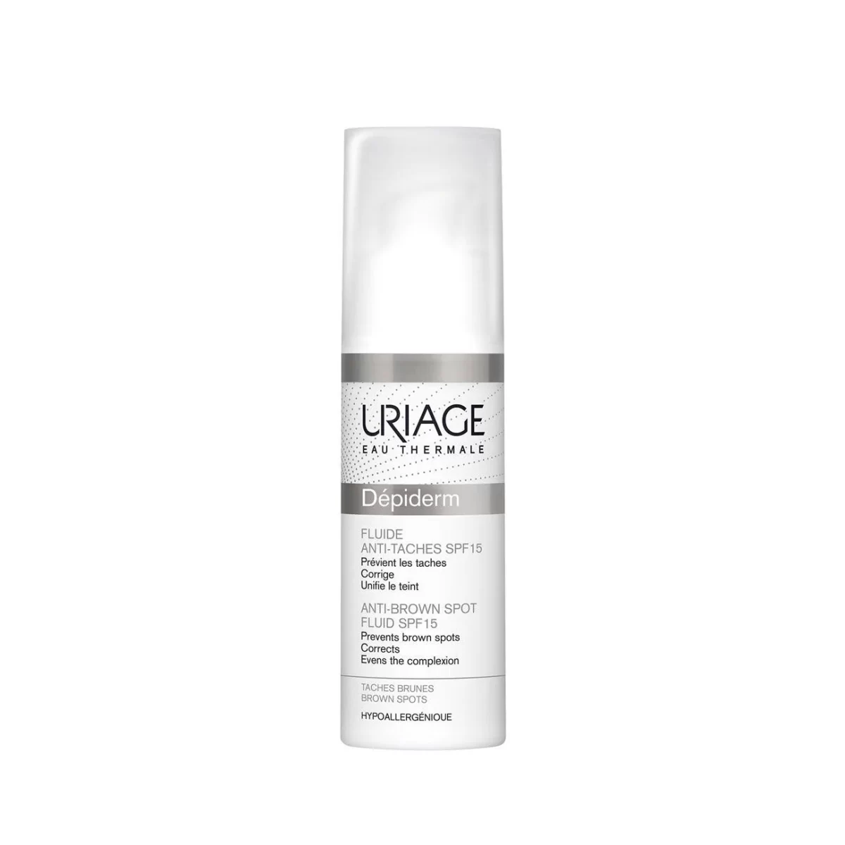 uriage depiderm fluide antitache spf 15