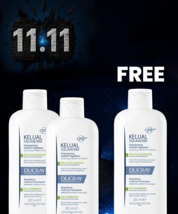 BUY 2 Ducray Squanorm Anti-Dandruff Treatment Shampoo - Oily Dandruff GET 1 FREE