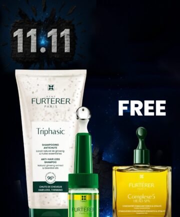BUY Rene Furterer Triphasic Stimulating Shampoo & Rene Furterer Triphasic ATP Intensif Anti-Hair Loss Ritual Regenerating SerumGET Rene Furterer Complex 5 Strength & Vitality Stimulating Concentrate FOR FREE