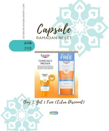 Eucerin Sunscreen SPF 50 – Buy 1 Get 1 Free + Extra Discount | Maximum Sun Protection