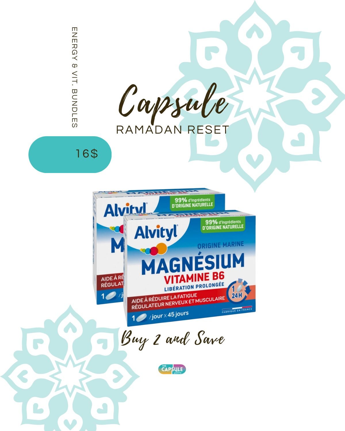 Alvityl Magnesium B6 Marine – Buy 2 & Save | Energy & Stress Support