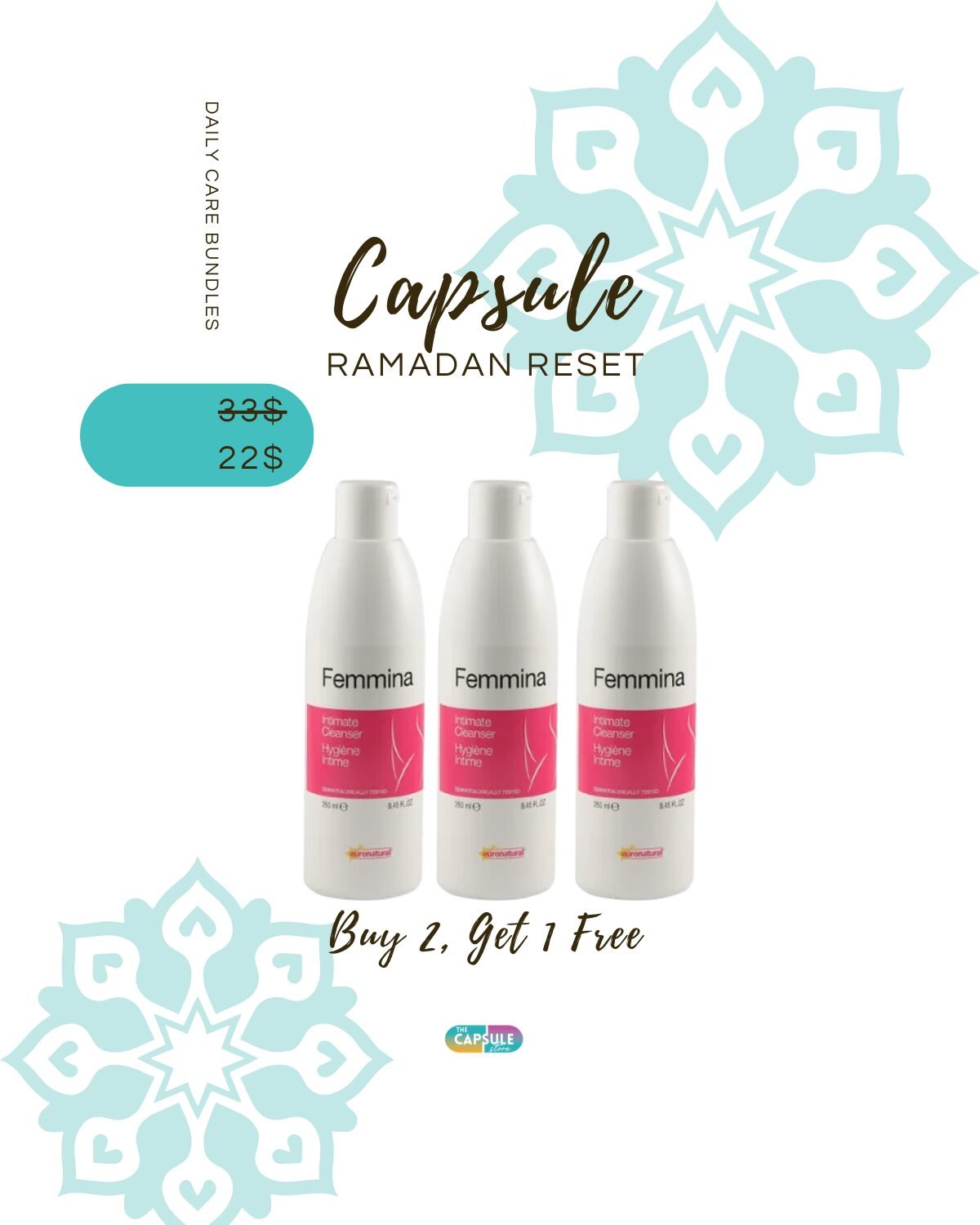 Femmina Intimate Cleanser – Buy 2, Get 1 FREE!