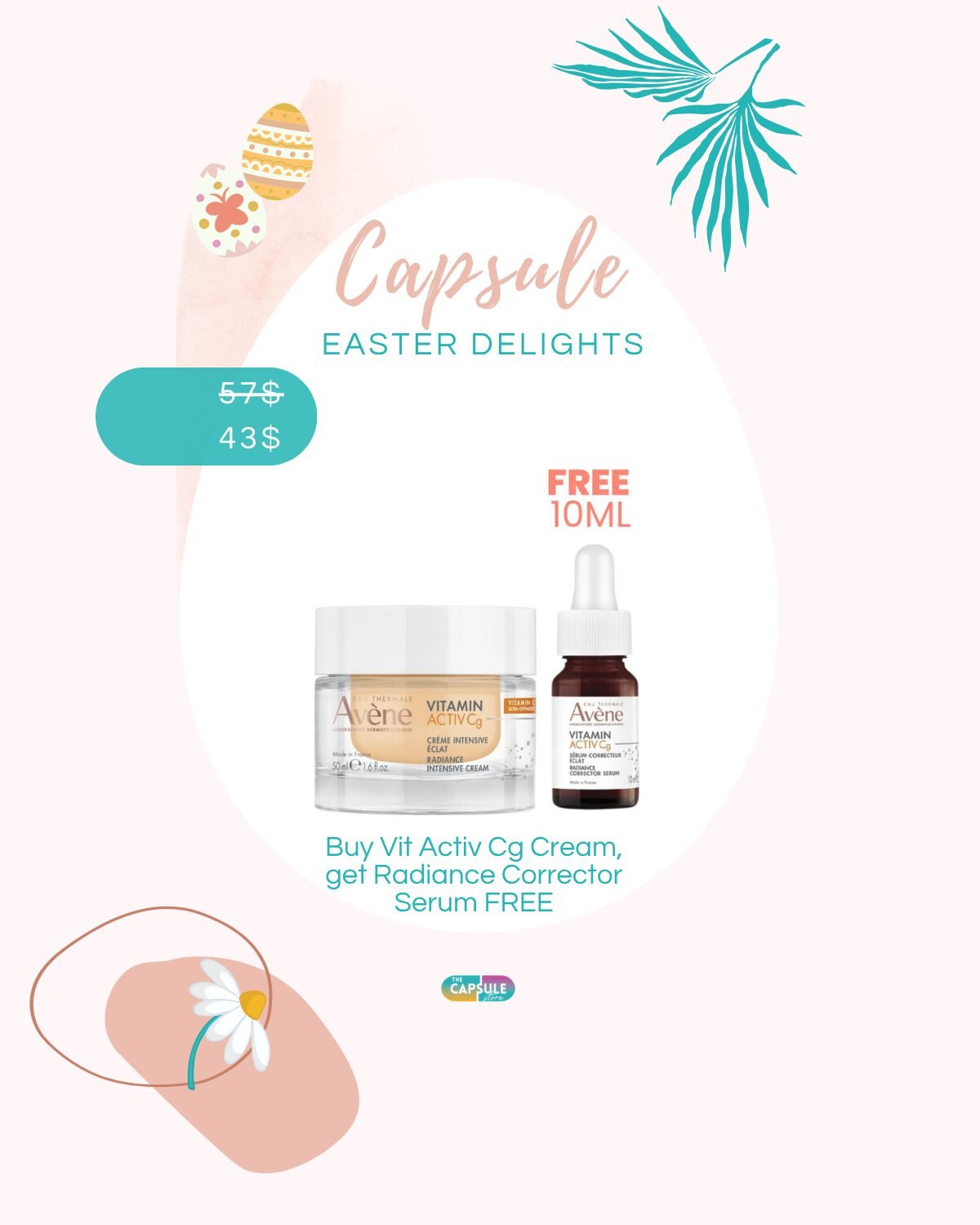 avene vit active + radiance cream