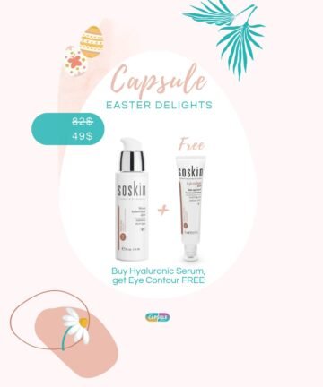 Buy Soskin Hyaluronic Serum & Get Eye Contour FREE