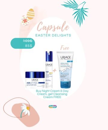 Buy Uriage Night Cream & Day Cream & Get Cleansing Cream FREE