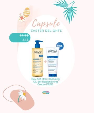 Buy Uriage Anti-Itch Cleansing Oil & Get Replenishing Cream FREE