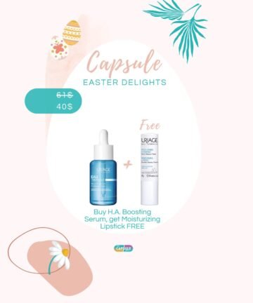Buy Uriage H.A Boosting Serum & Get Moisturizing Lipstick FREE
