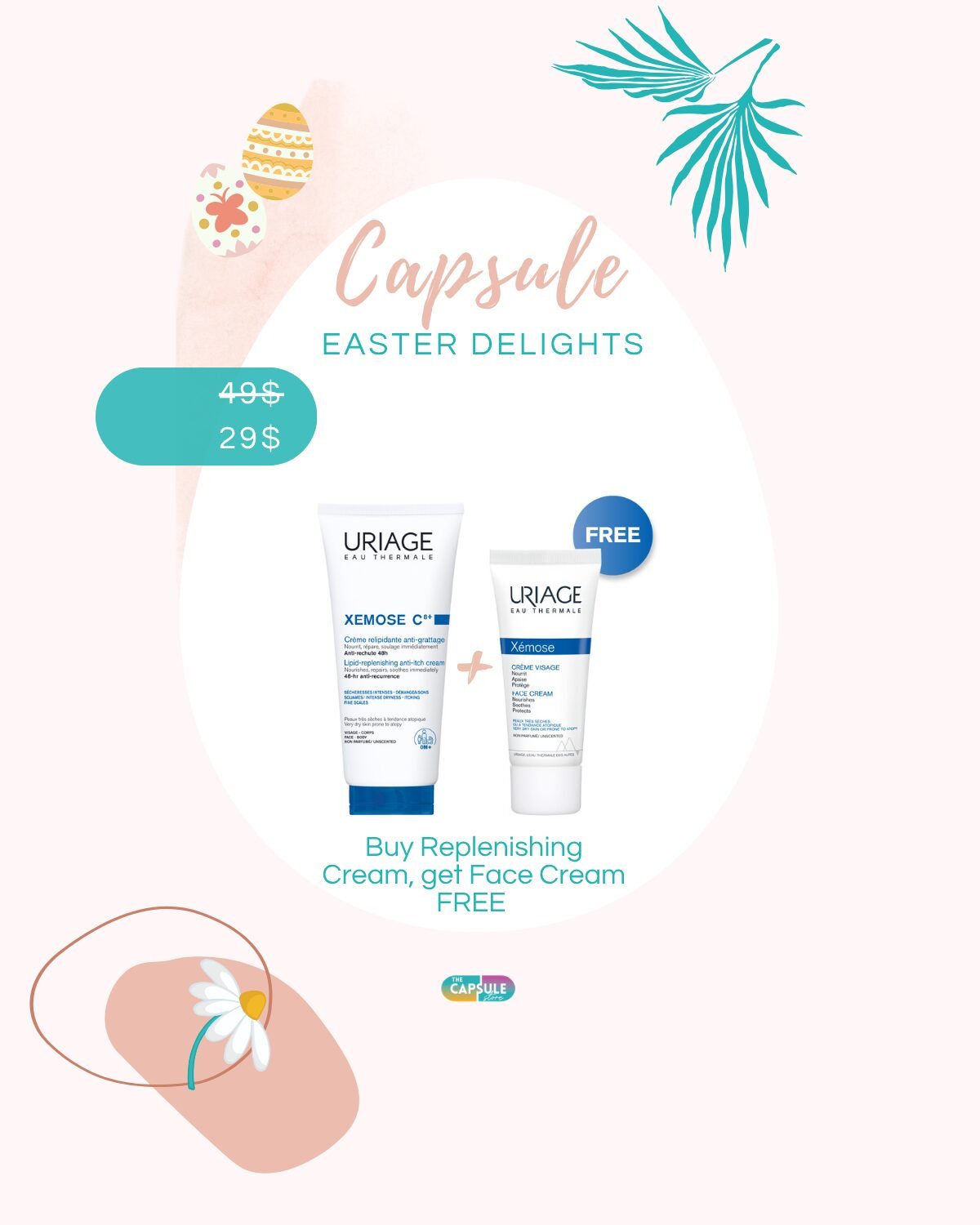 uriage replenishing cream