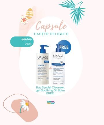 Buy Uriage Syndet Cleanser & Get Soothing Oil Balm FREE