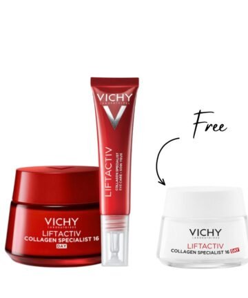 Vichy Liftactiv Collagen Specialist Day Cream + Eye Care + Free 15ml Collagen Day Cream
