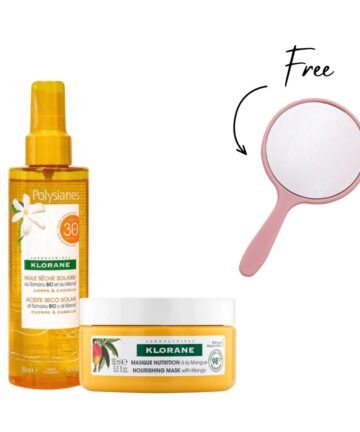Klorane Polysianes Huile Spf 30 + Nourishing Mask + Free Face Mirror