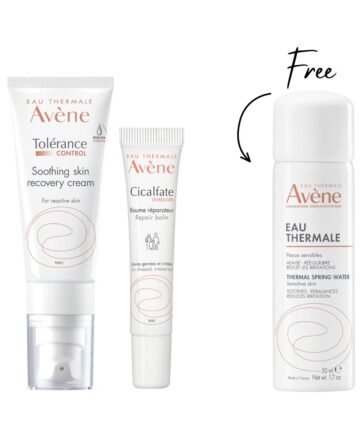 Avene Tolerance Control + Avene Cicalfate + Free Eau Thermale