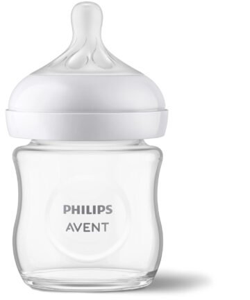 Natural Glass Feeding Bottle 120ml - Single Pack
