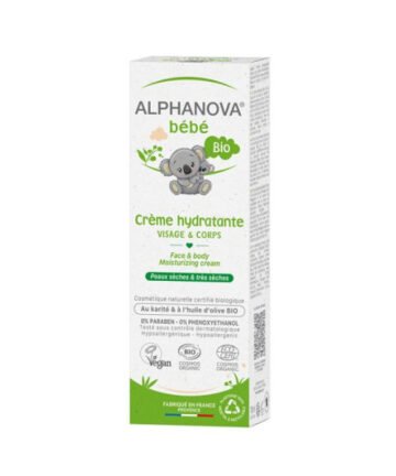 ALPHANOVA BEBE BIO CREME HYDRATANTE VISAGE & CORPS 75ML