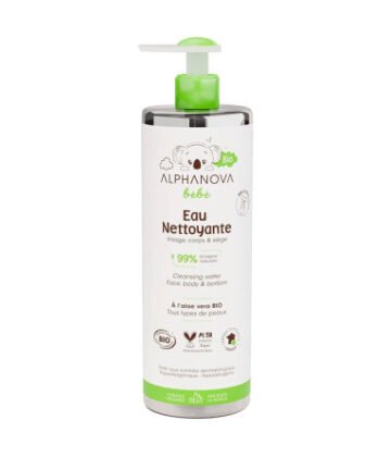 ALPHANOVA BEBE BIO EAU NETTOYANTE ALOE VERA 400ML